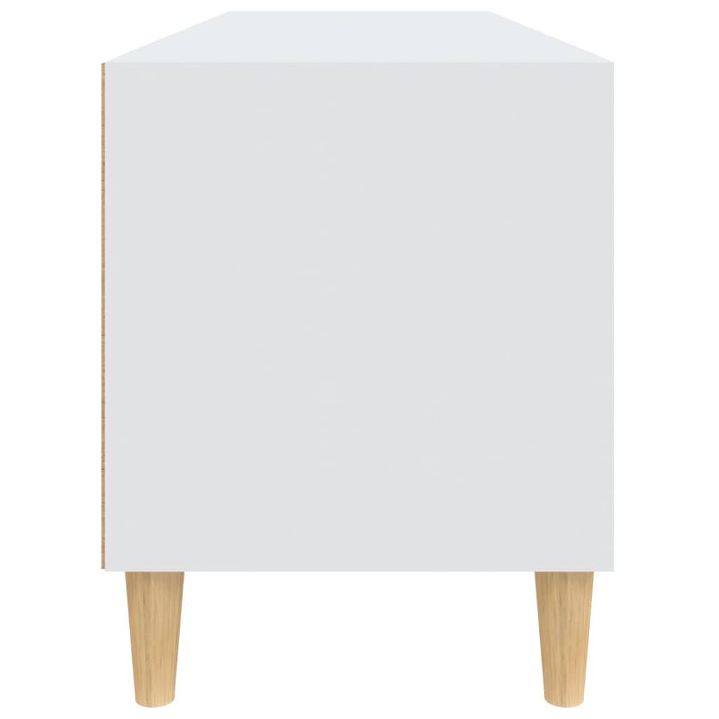 Meuble TV blanc 100x34,5x44,5 cm bois d'ingénierie - XIOS