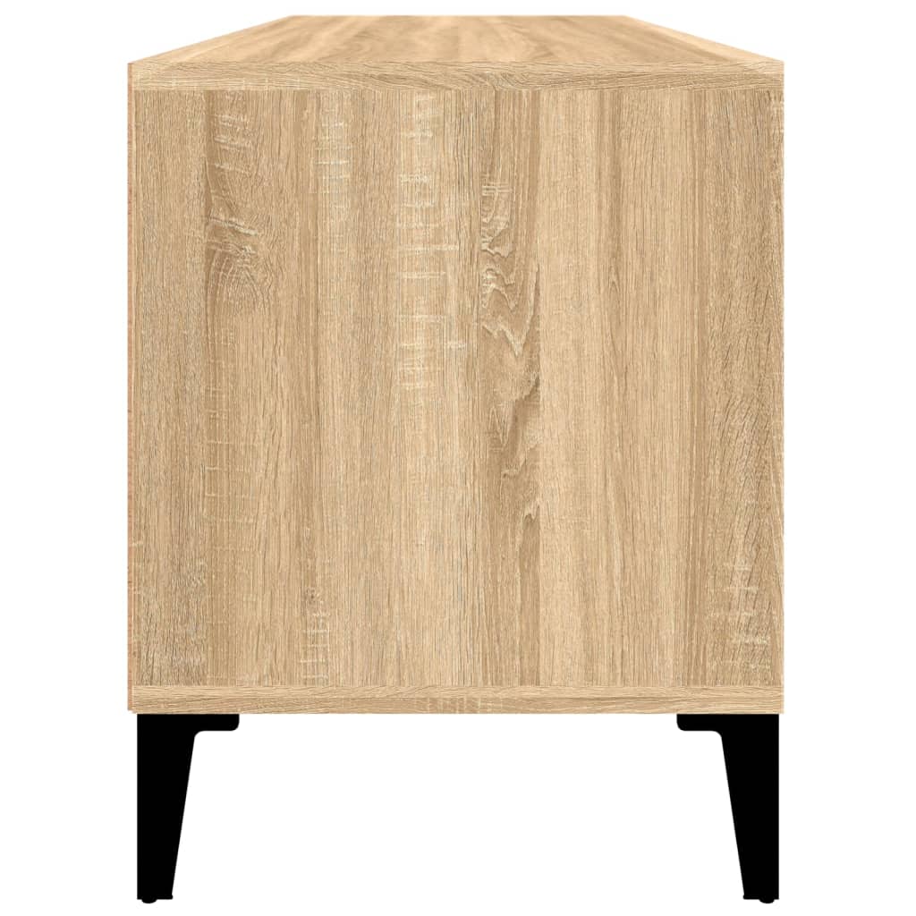 Meuble TV chêne sonoma 100x34,5x44,5 cm bois d'ingénierie - XIOS