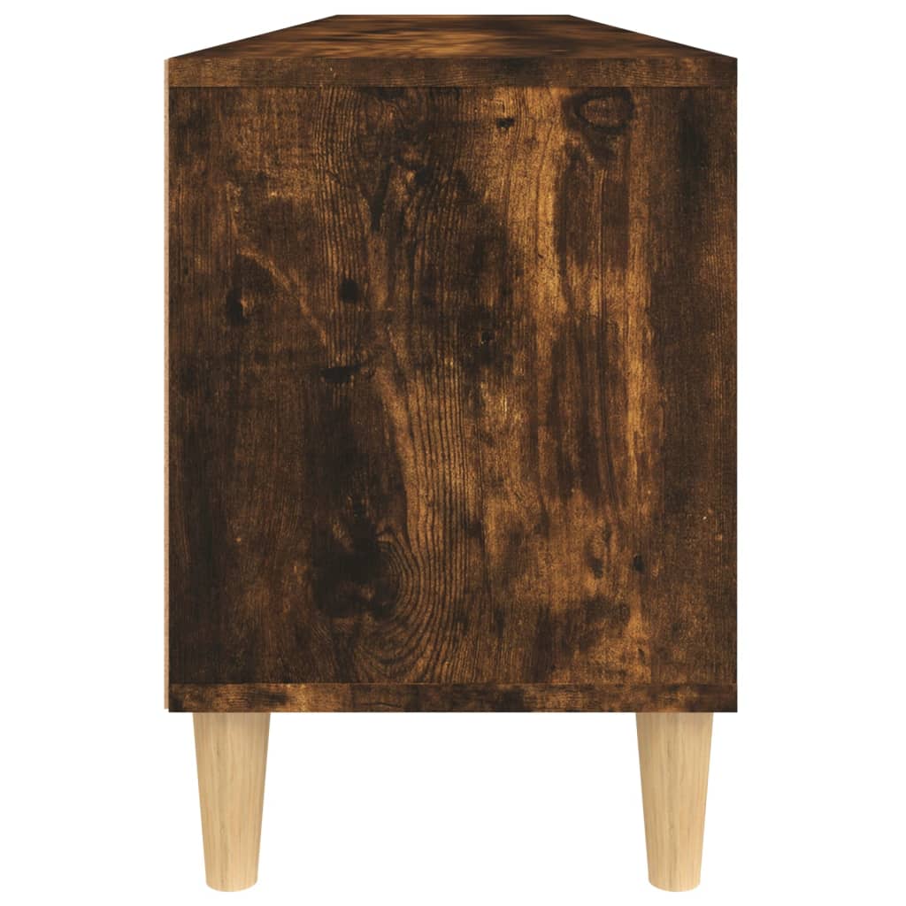 Meuble TV chêne fumé 150x30x44,5 cm bois d'ingénierie - XIOS