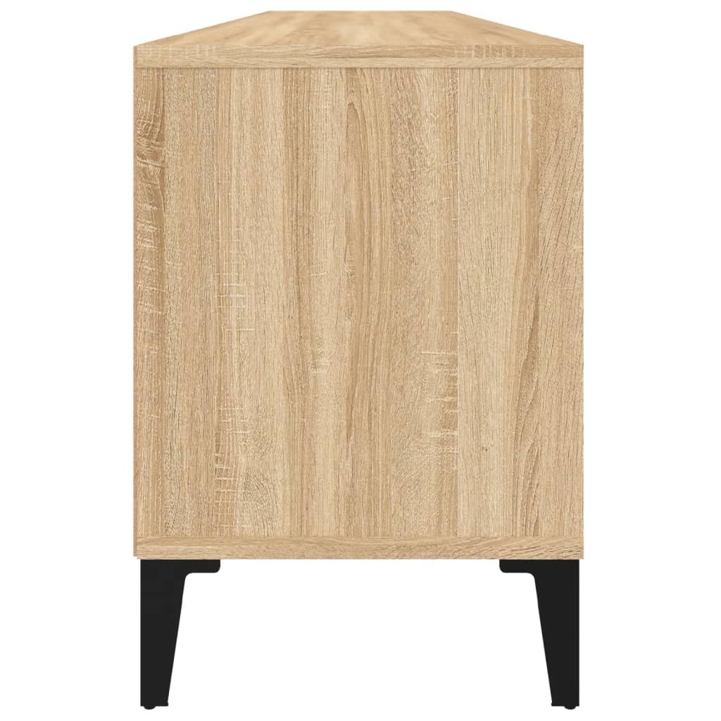 Meuble TV chêne sonoma 150x30x44,5 cm bois d'ingénierie - XIOS