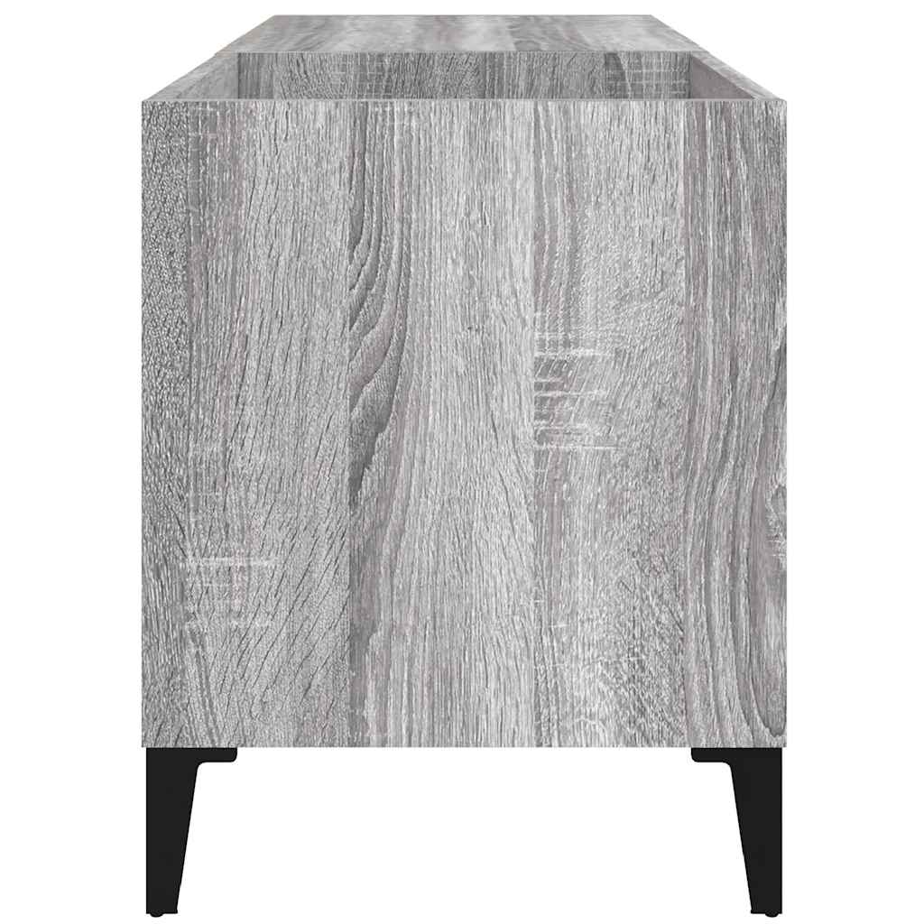 Armoire à disques sonoma gris 84,5x38x48 cm bois d'ingénierie - XIOS