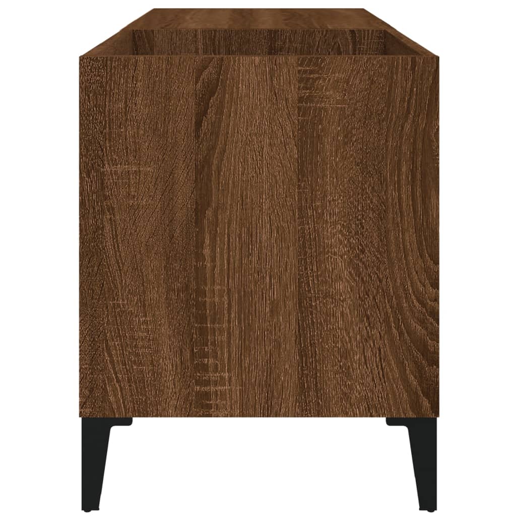 Armoire à disques chêne marron 84,5x38x48 cm bois d'ingénierie - XIOS