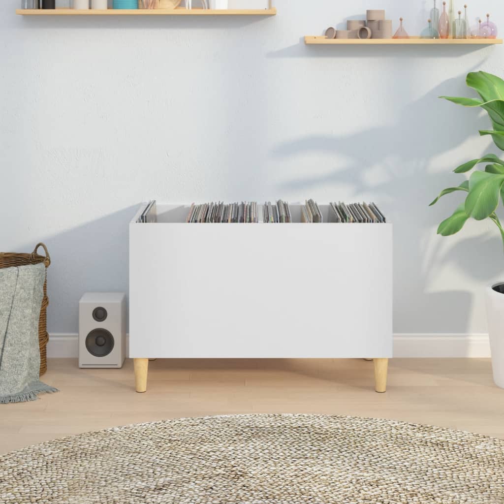 Armoire à disques blanc 74,5x38x48 cm bois d'ingénierie - XIOS