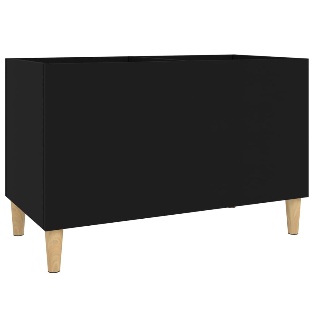 Armoire à disques noir 74,5x38x48 cm bois d'ingénierie - XIOS