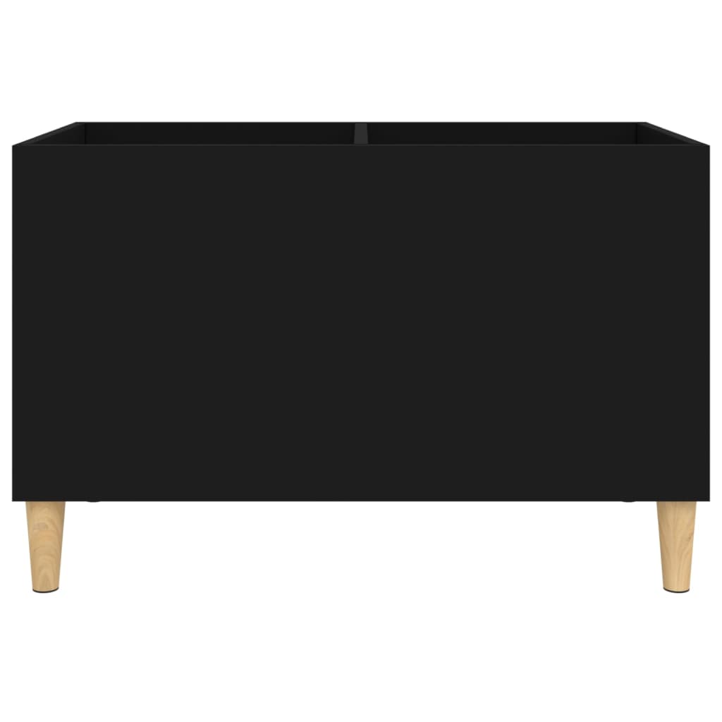 Armoire à disques noir 74,5x38x48 cm bois d'ingénierie - XIOS