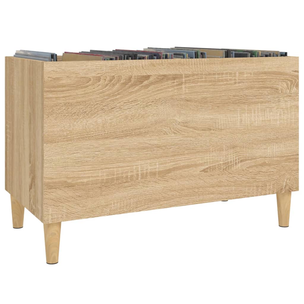 Armoire à disques chêne sonoma 74,5x38x48 cm bois d'ingénierie - XIOS