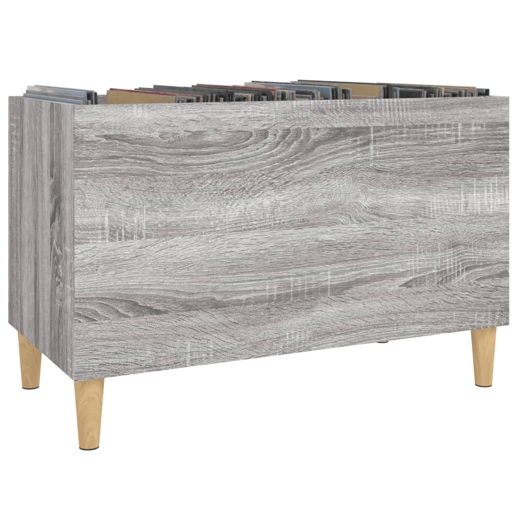 Armoire à disques sonoma gris 74,5x38x48 cm bois d'ingénierie - XIOS