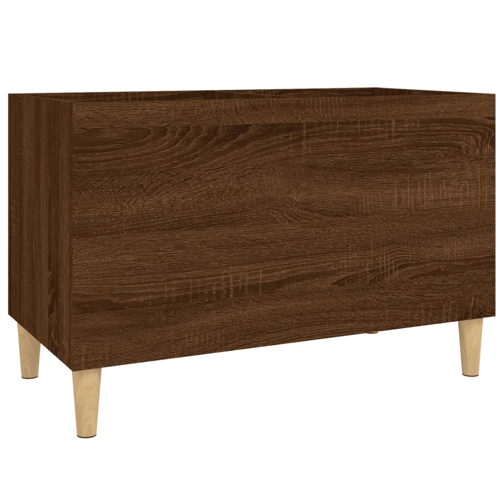 Armoire à disques chêne marron 74,5x38x48 cm bois d'ingénierie - XIOS