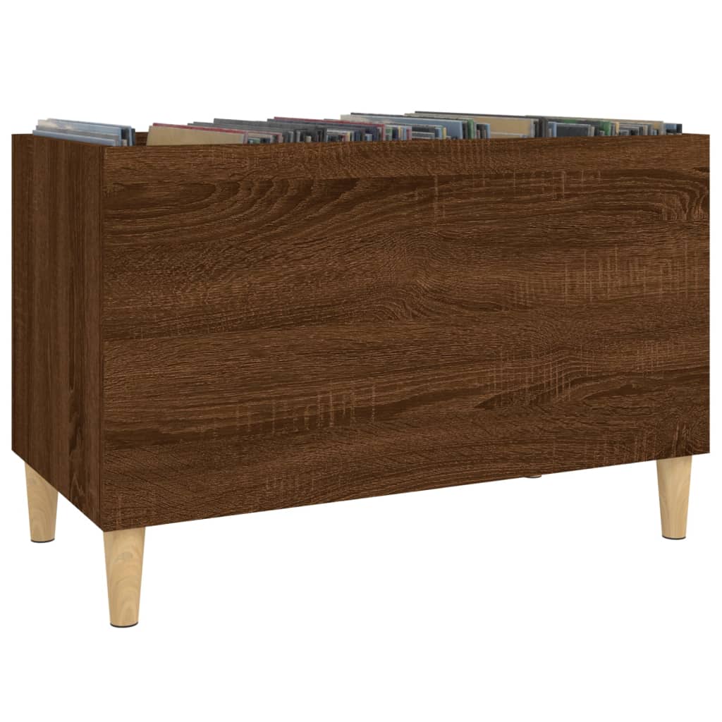 Armoire à disques chêne marron 74,5x38x48 cm bois d'ingénierie - XIOS