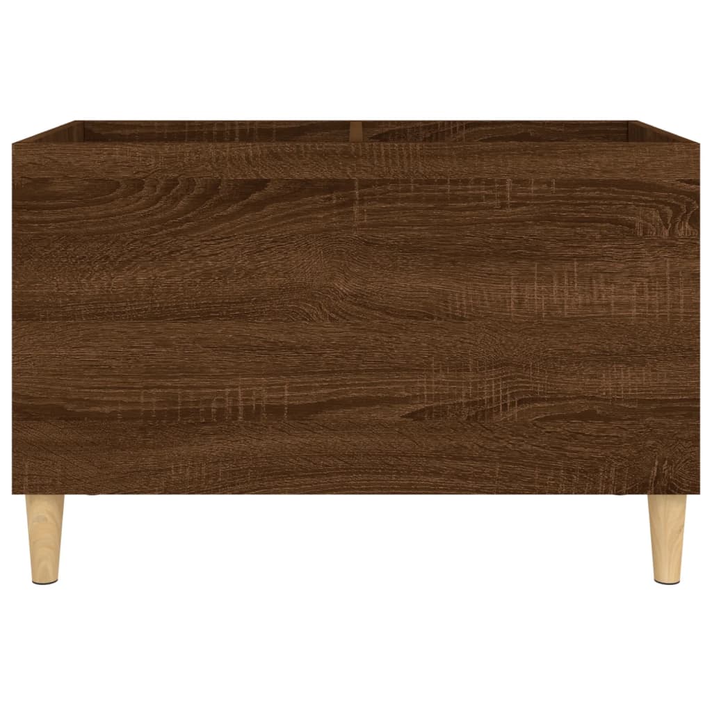 Armoire à disques chêne marron 74,5x38x48 cm bois d'ingénierie - XIOS
