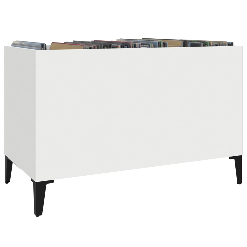 Armoire à disques blanc 74,5x38x48 cm bois d'ingénierie - XIOS