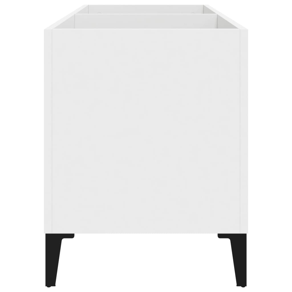 Armoire à disques blanc 74,5x38x48 cm bois d'ingénierie - XIOS