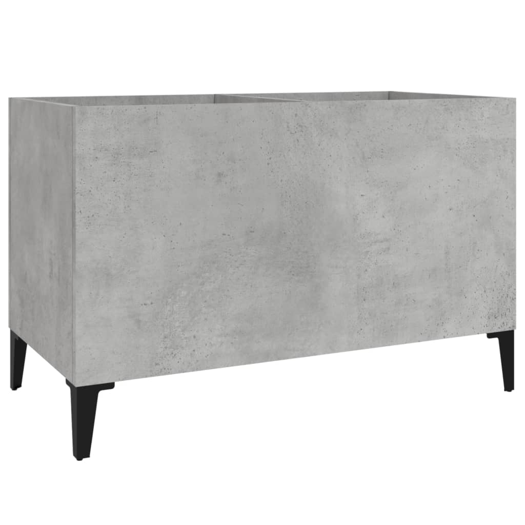 Armoire à disques gris béton 74,5x38x48 cm bois d'ingénierie - XIOS