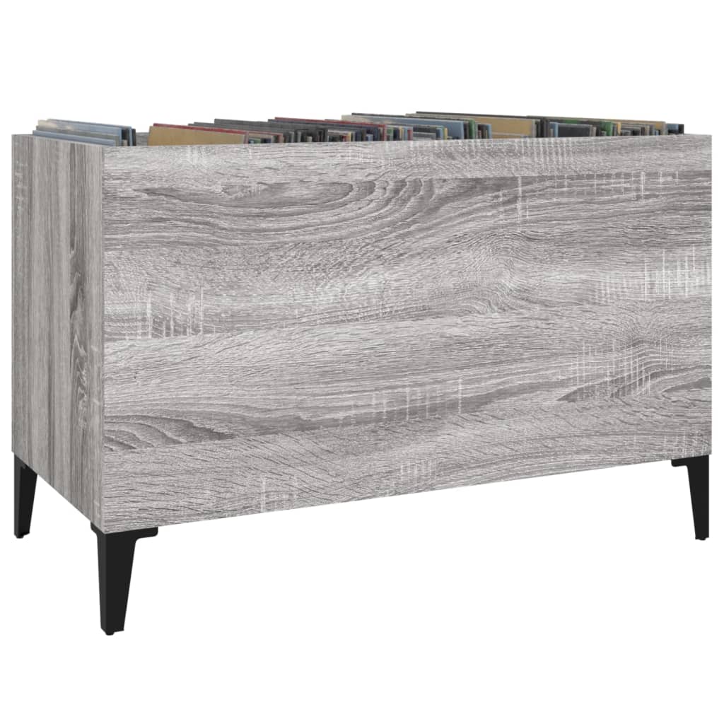 Armoire à disques sonoma gris 74,5x38x48 cm bois d'ingénierie - XIOS