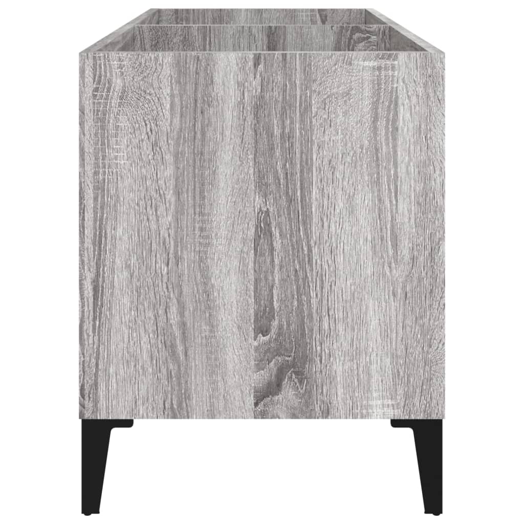 Armoire à disques sonoma gris 74,5x38x48 cm bois d'ingénierie - XIOS