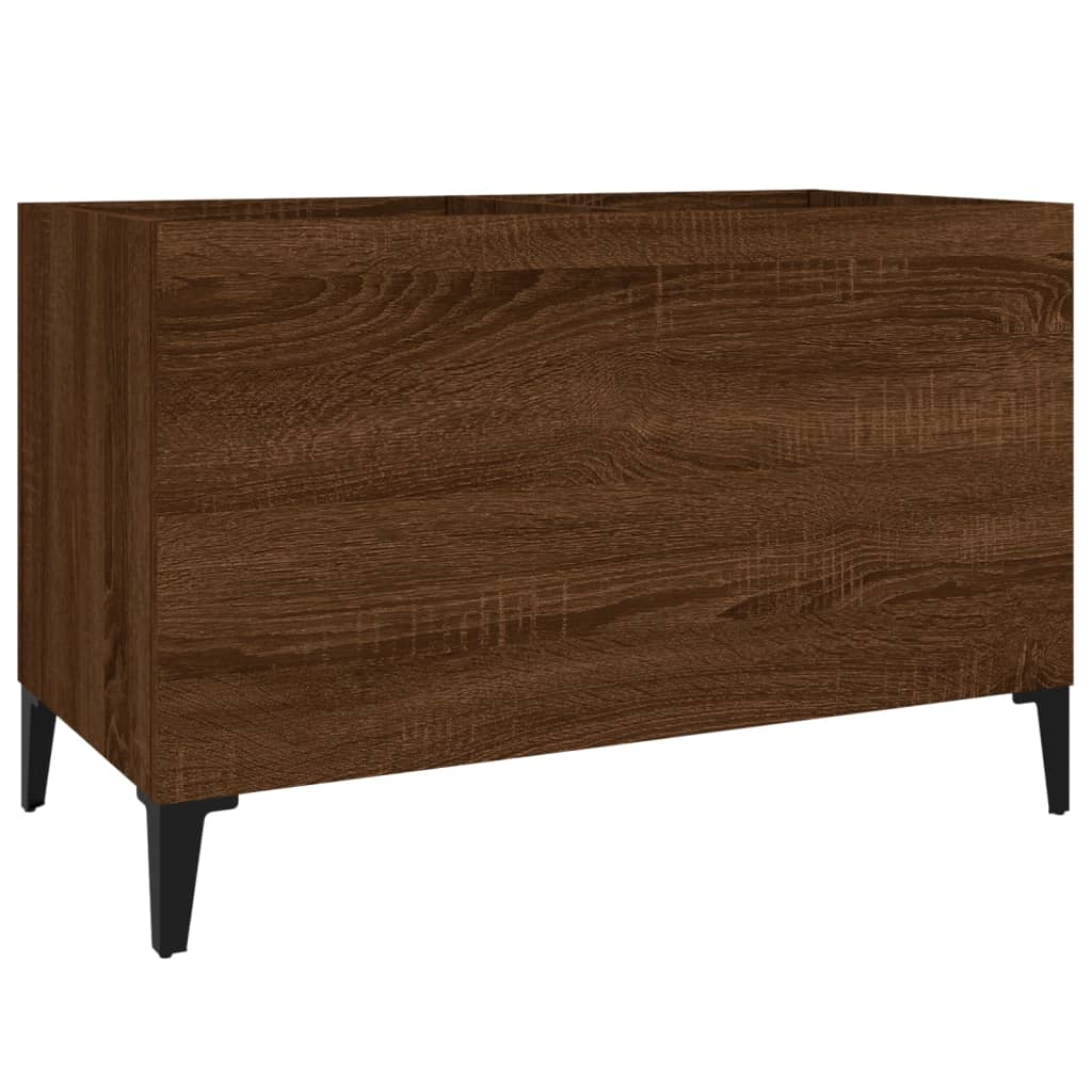 Armoire à disques chêne marron 74,5x38x48 cm bois d'ingénierie - XIOS