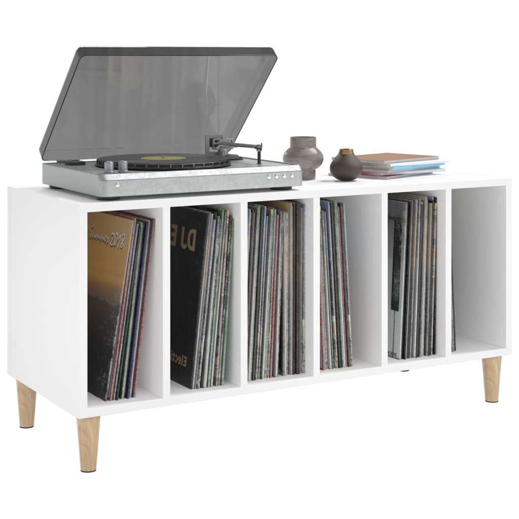 Armoire à disques blanc 100x38x48 cm bois d'ingénierie - XIOS