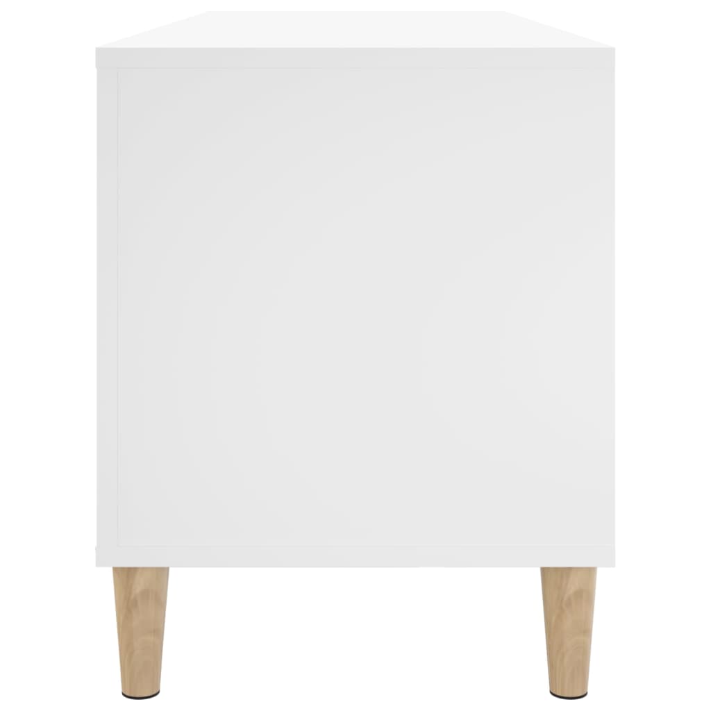 Armoire à disques blanc 100x38x48 cm bois d'ingénierie - XIOS