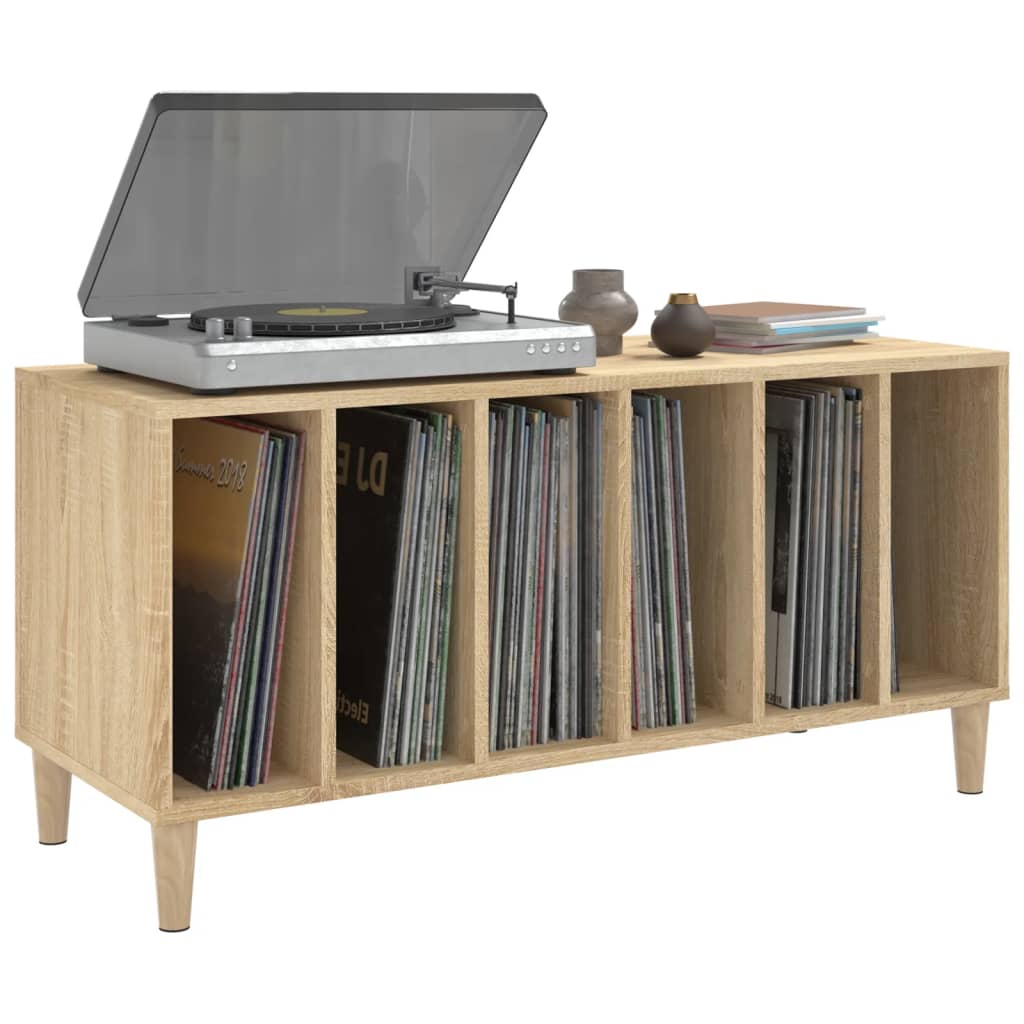 Armoire à disques chêne sonoma 100x38x48 cm bois d'ingénierie - XIOS