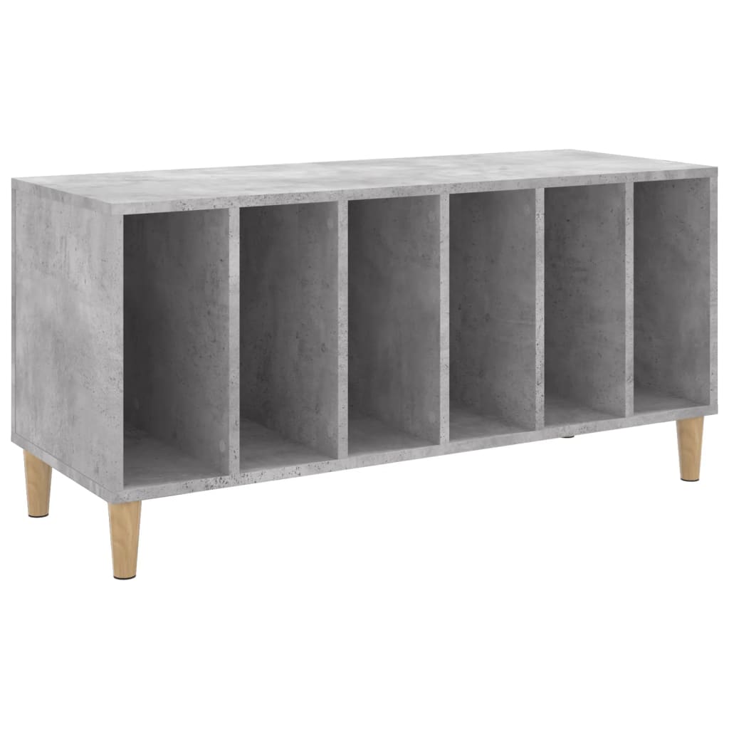 Armoire à disques gris béton 100x38x48 cm bois d'ingénierie - XIOS
