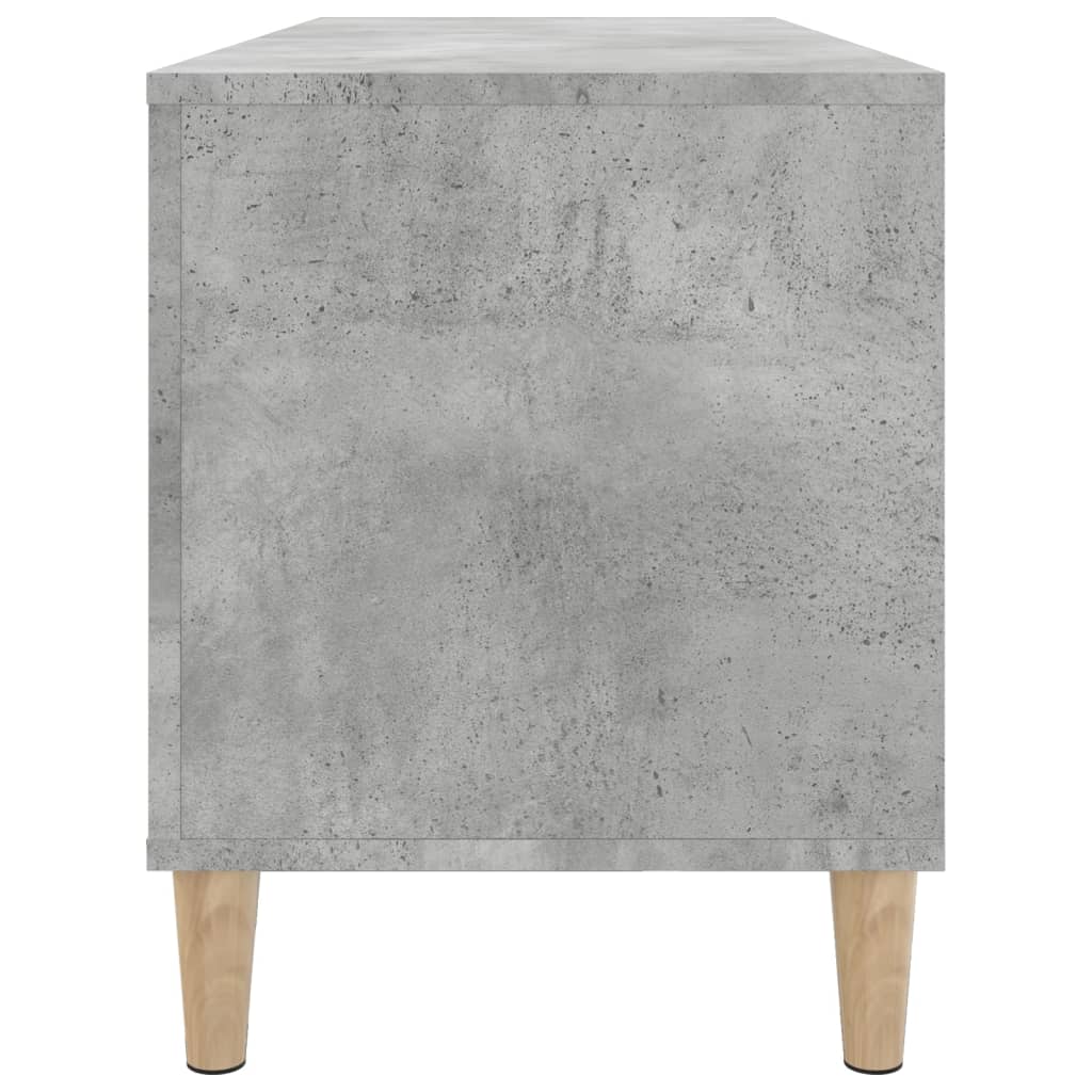 Armoire à disques gris béton 100x38x48 cm bois d'ingénierie - XIOS
