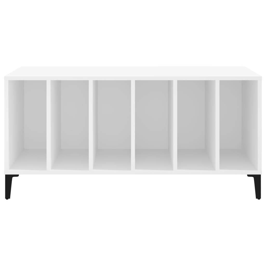 Armoire à disques blanc 100x38x48 cm bois d'ingénierie - XIOS