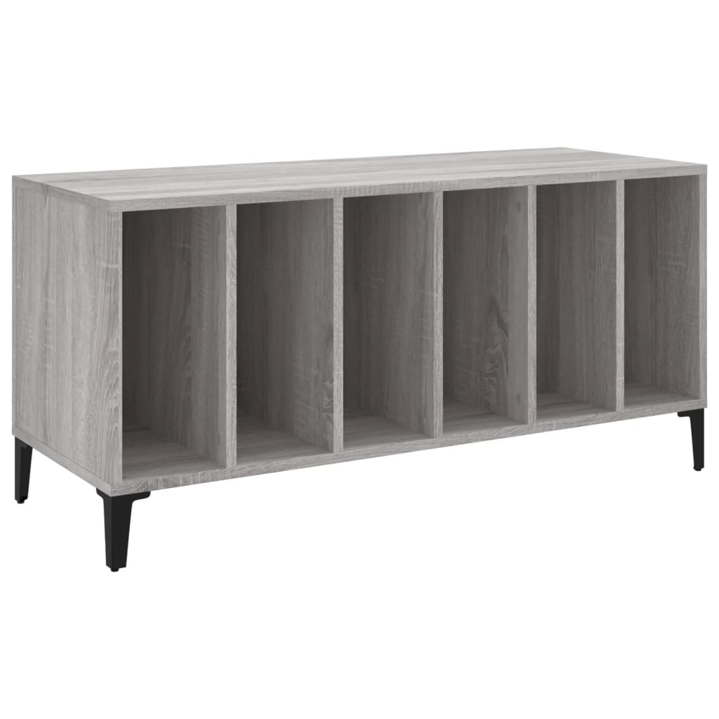 Armoire à disques sonoma gris 100x38x48 cm bois d'ingénierie - XIOS