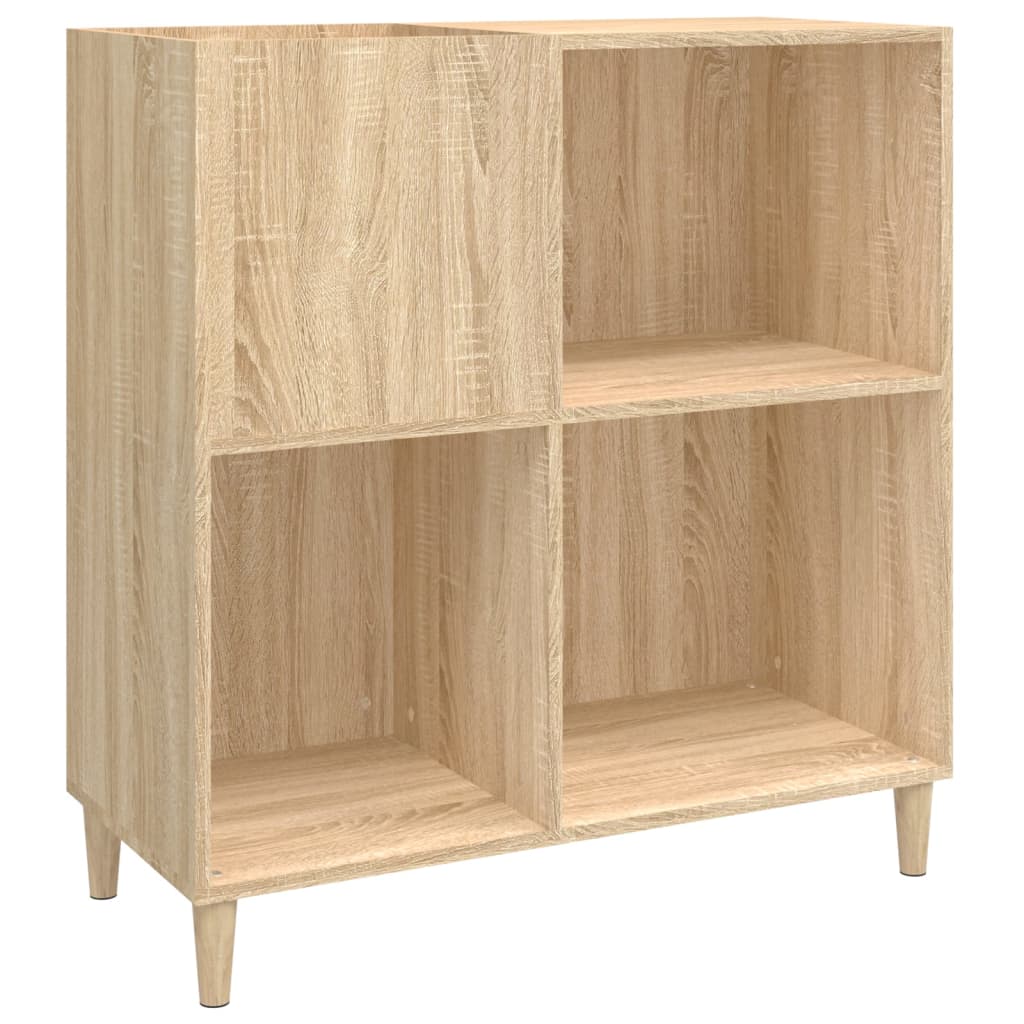 Armoire à disques chêne sonoma 84,5x38x89 cm bois d'ingénierie - XIOS
