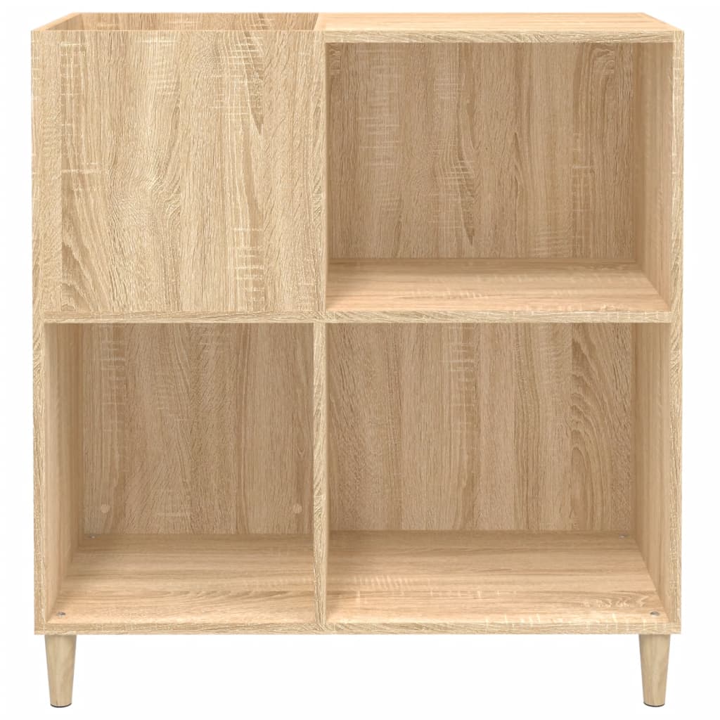 Armoire à disques chêne sonoma 84,5x38x89 cm bois d'ingénierie - XIOS