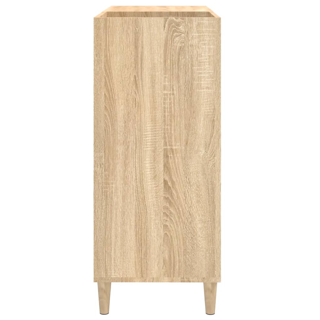 Armoire à disques chêne sonoma 84,5x38x89 cm bois d'ingénierie - XIOS