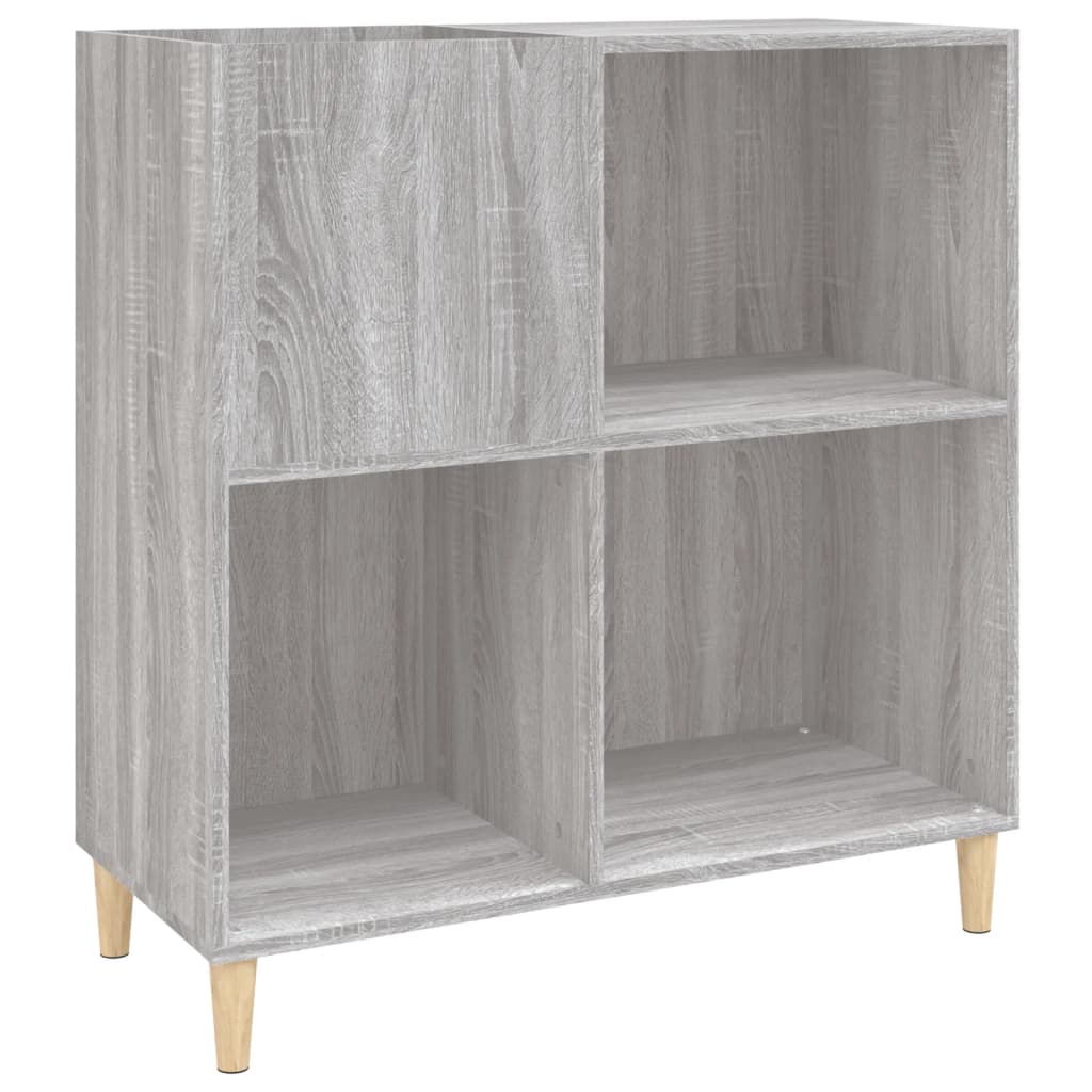 Armoire à disques sonoma gris 84,5x38x89 cm bois d'ingénierie - XIOS