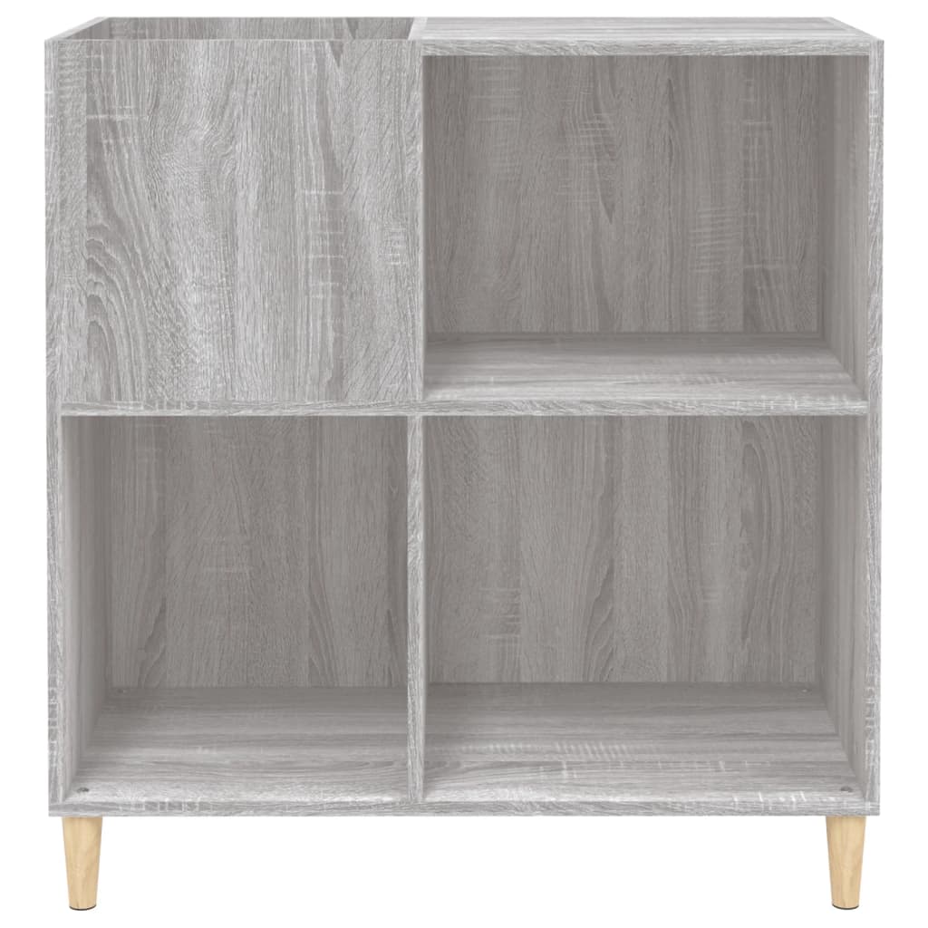 Armoire à disques sonoma gris 84,5x38x89 cm bois d'ingénierie - XIOS