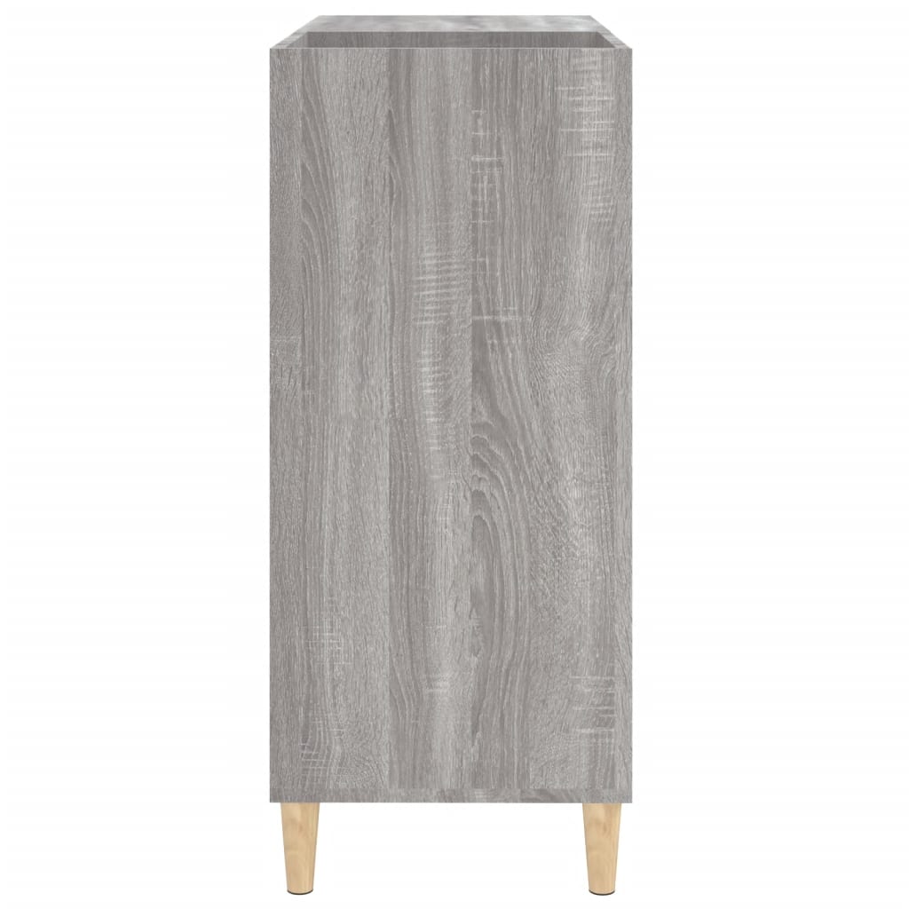 Armoire à disques sonoma gris 84,5x38x89 cm bois d'ingénierie - XIOS