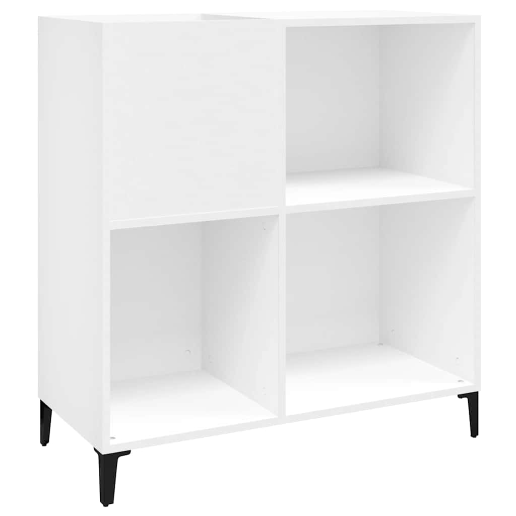 Armoire à disques blanc 84,5x38x89 cm bois d'ingénierie - XIOS