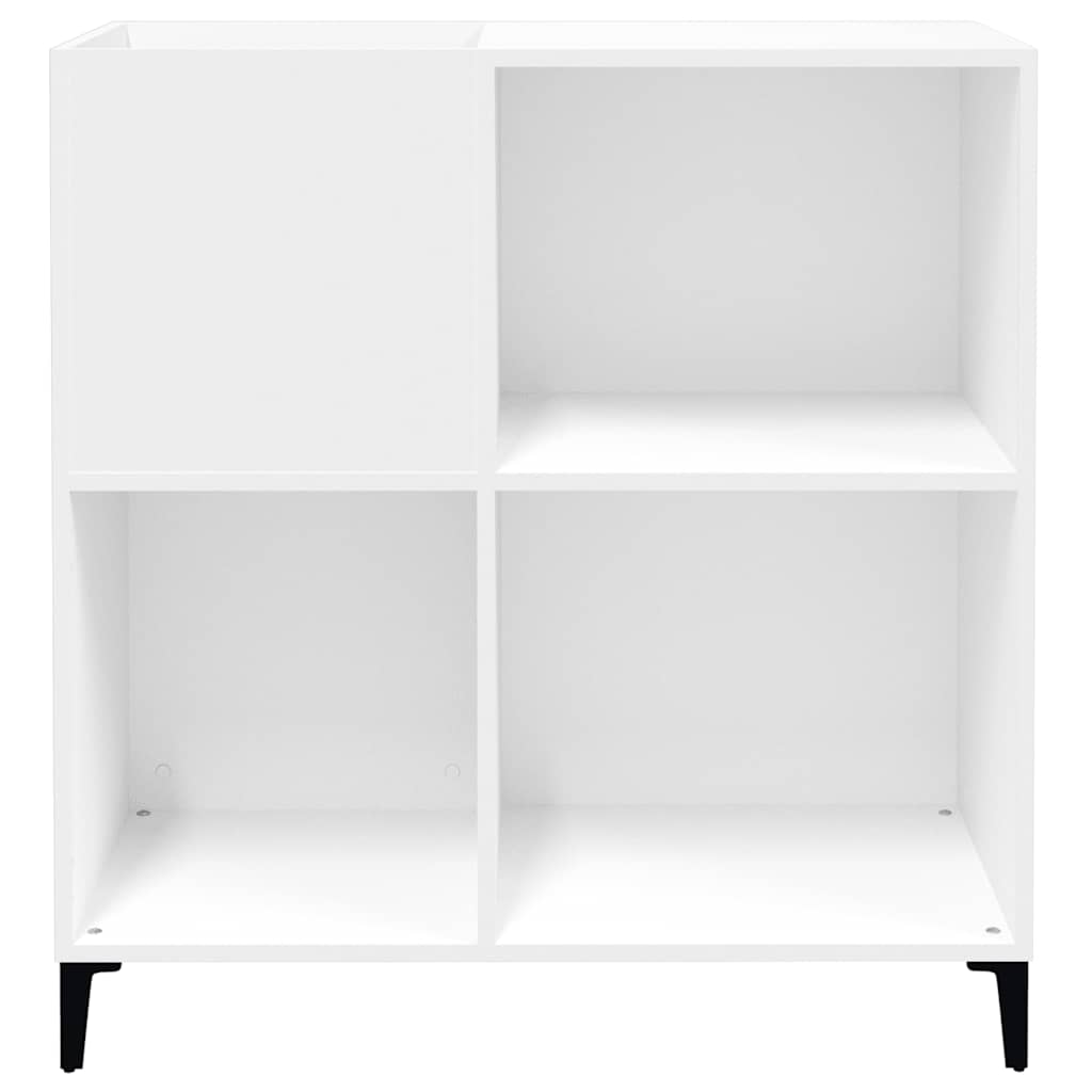 Armoire à disques blanc 84,5x38x89 cm bois d'ingénierie - XIOS