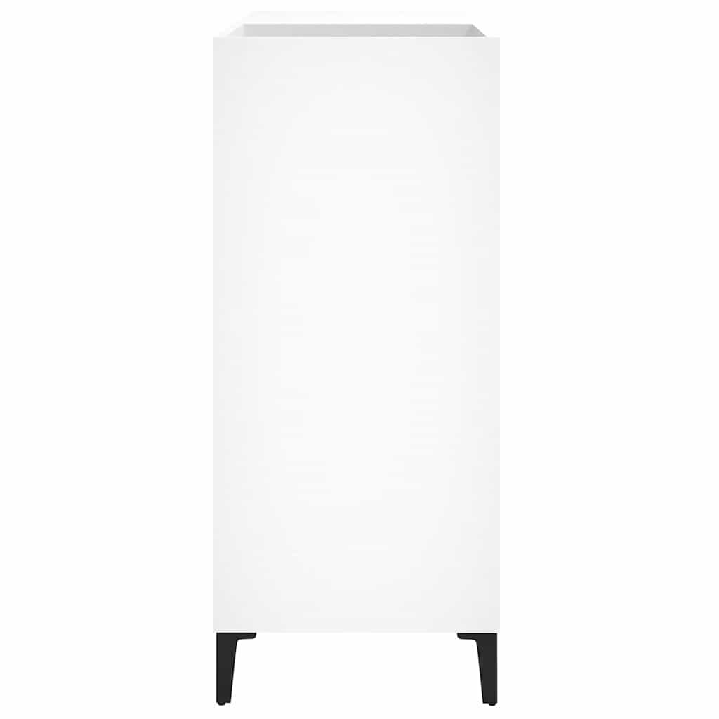 Armoire à disques blanc 84,5x38x89 cm bois d'ingénierie - XIOS
