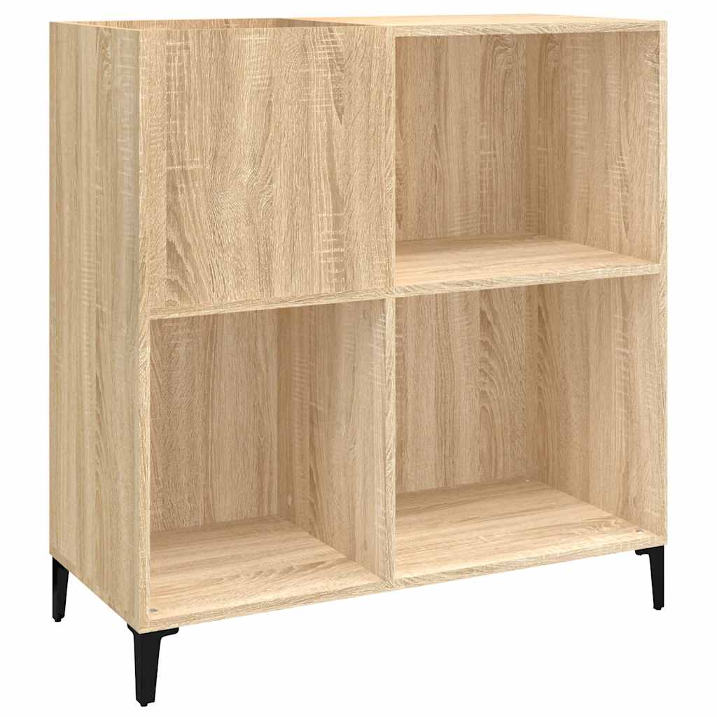 Armoire à disques chêne sonoma 84,5x38x89 cm bois d'ingénierie - XIOS