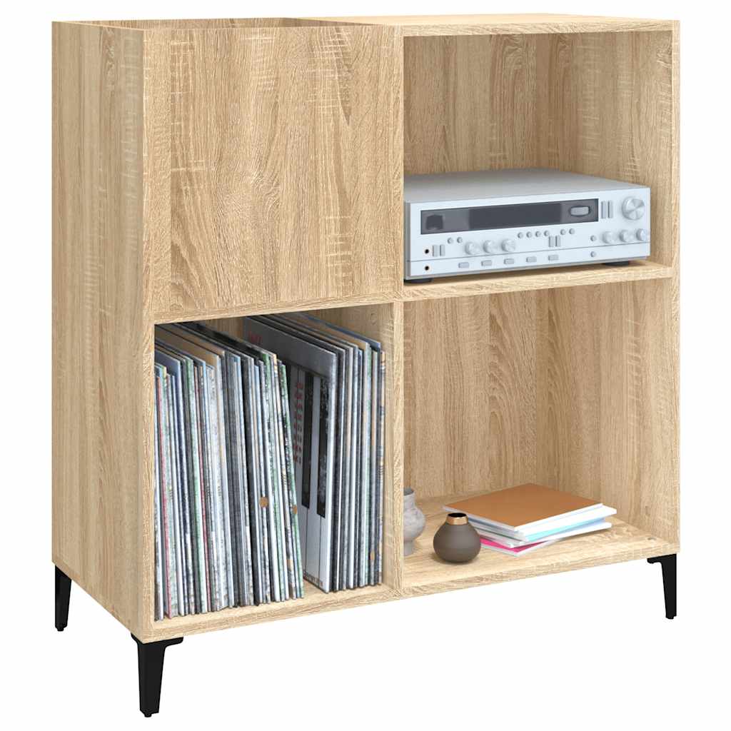 Armoire à disques chêne sonoma 84,5x38x89 cm bois d'ingénierie - XIOS