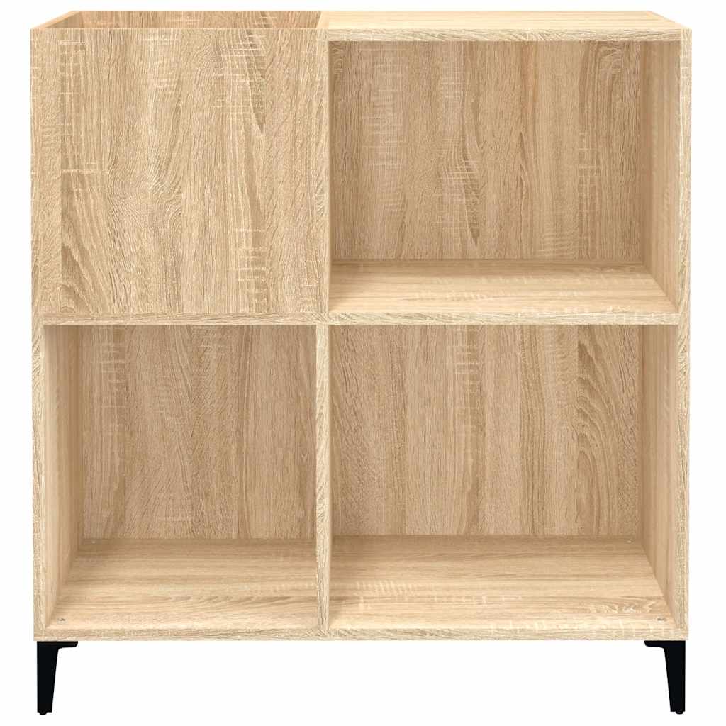 Armoire à disques chêne sonoma 84,5x38x89 cm bois d'ingénierie - XIOS