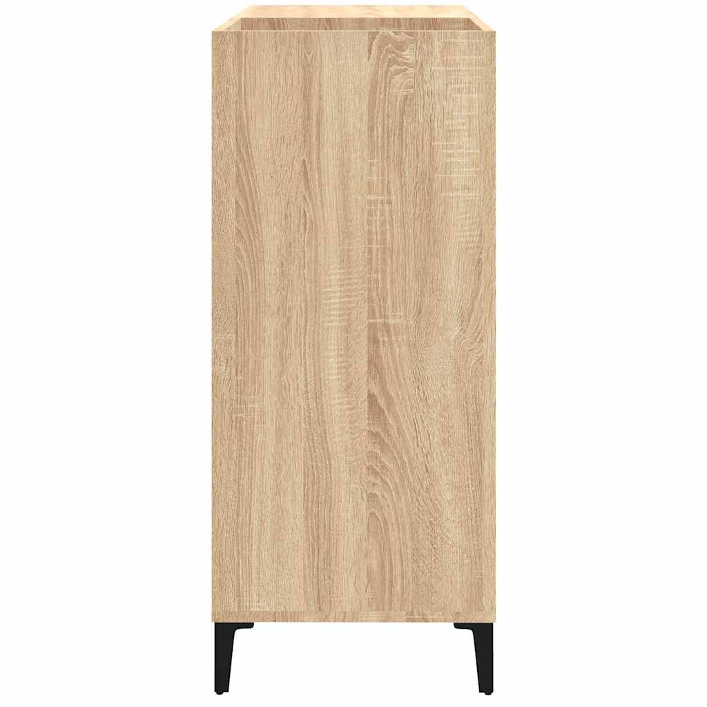 Armoire à disques chêne sonoma 84,5x38x89 cm bois d'ingénierie - XIOS