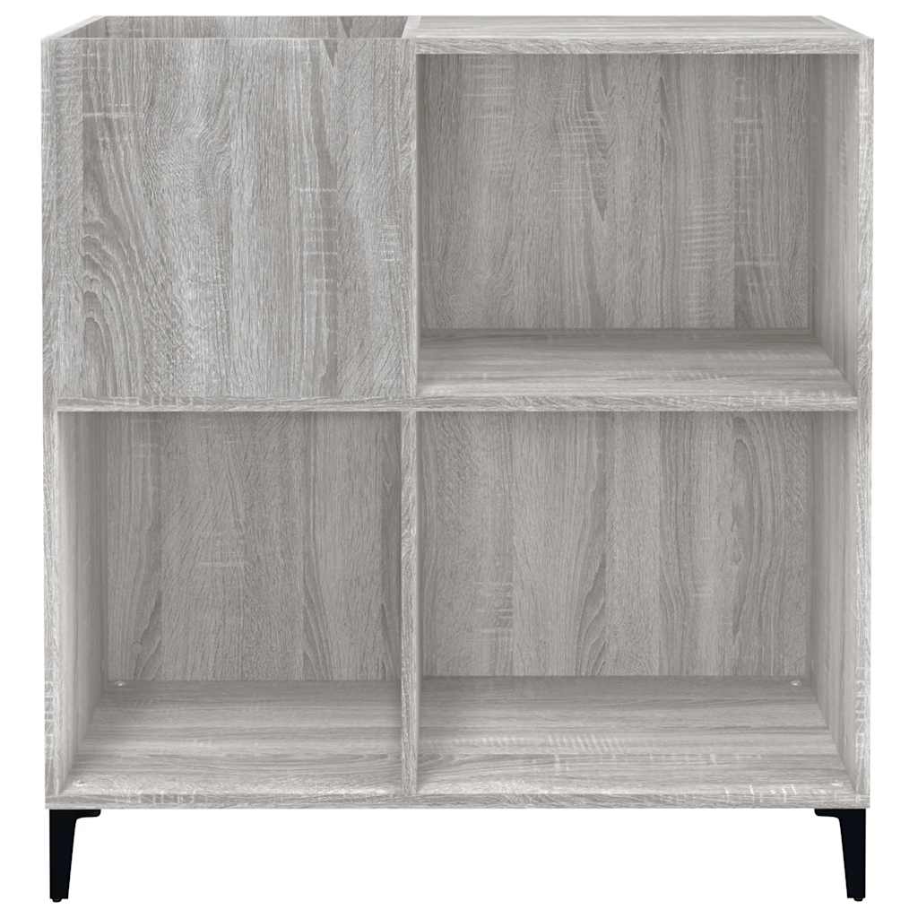 Armoire à disques sonoma gris 84,5x38x89 cm bois d'ingénierie - XIOS