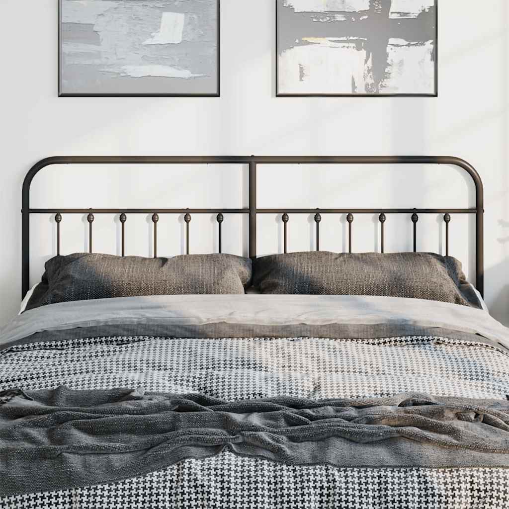 Tête de lit métal noir 193 cm - XIOS