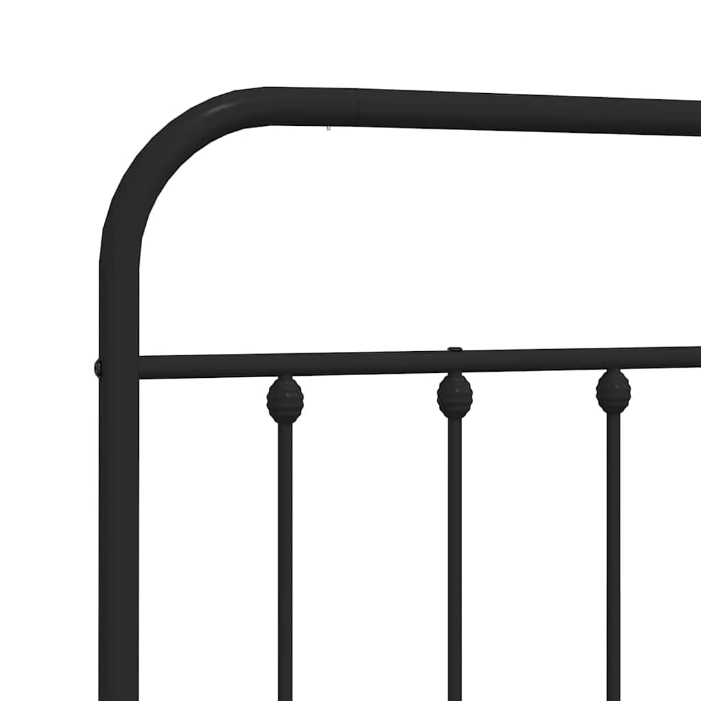 Tête de lit métal noir 193 cm - XIOS