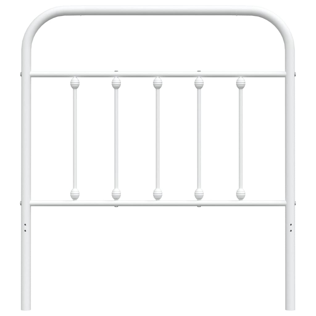 Tête de lit métal blanc 80 cm - XIOS