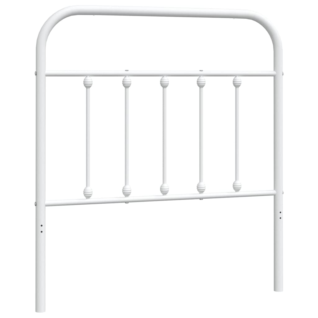 Tête de lit métal blanc 90 cm - XIOS