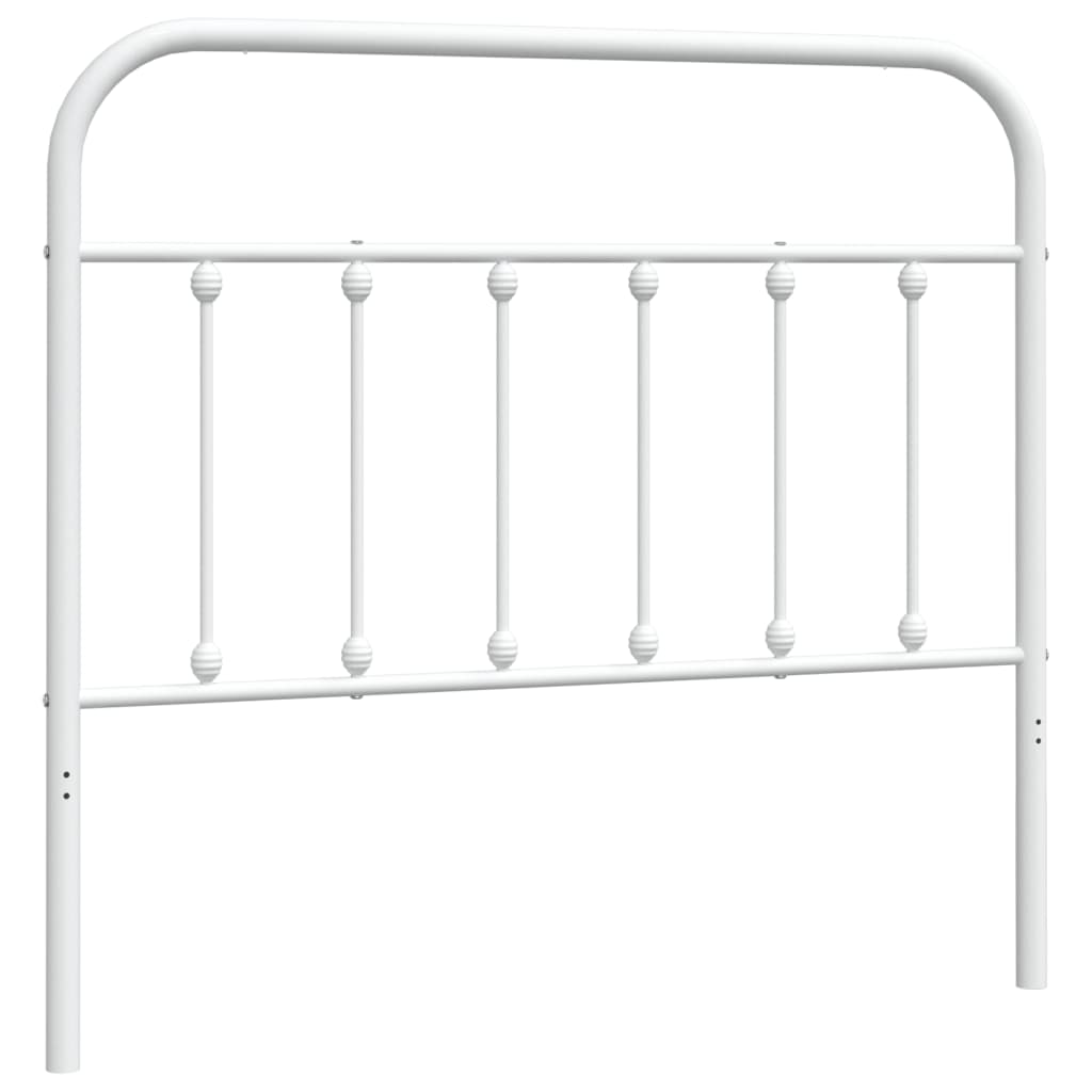 Tête de lit métal blanc 100 cm - XIOS
