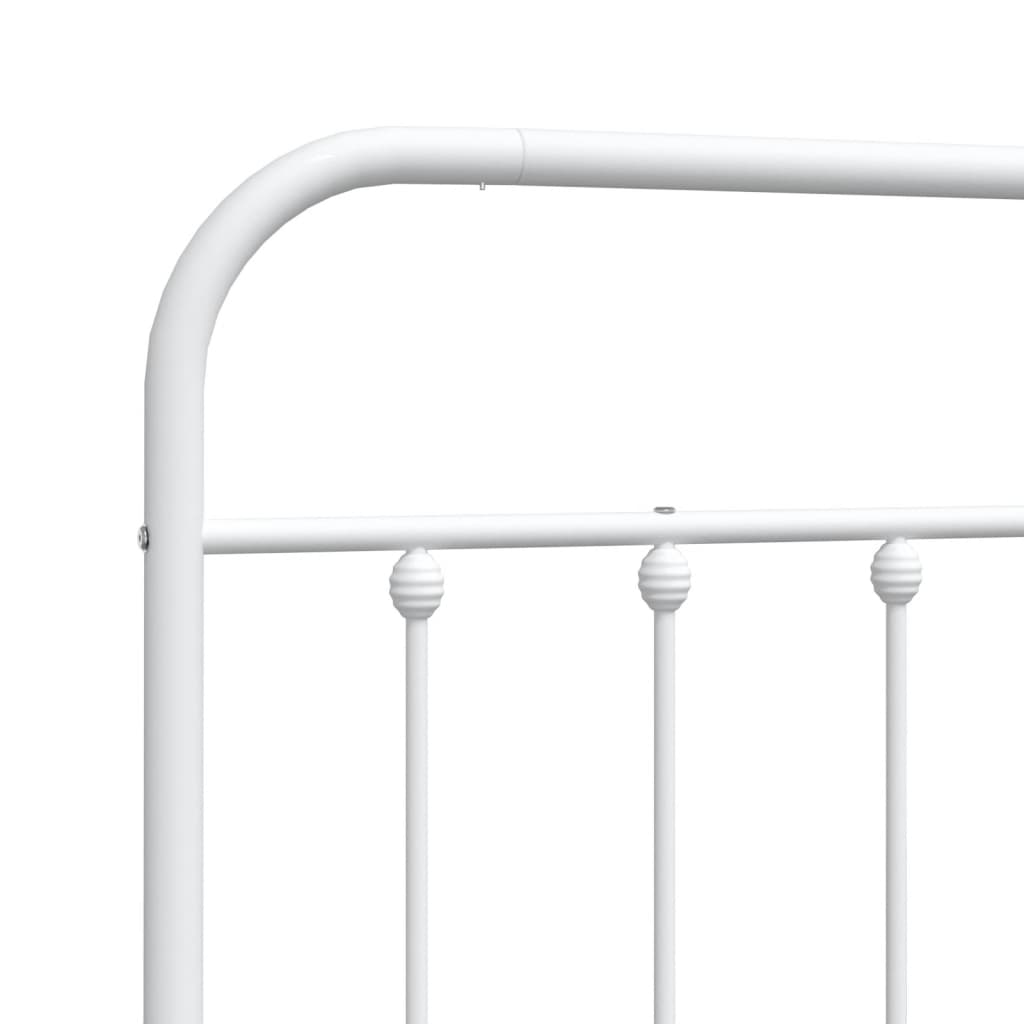 Tête de lit métal blanc 135 cm - XIOS