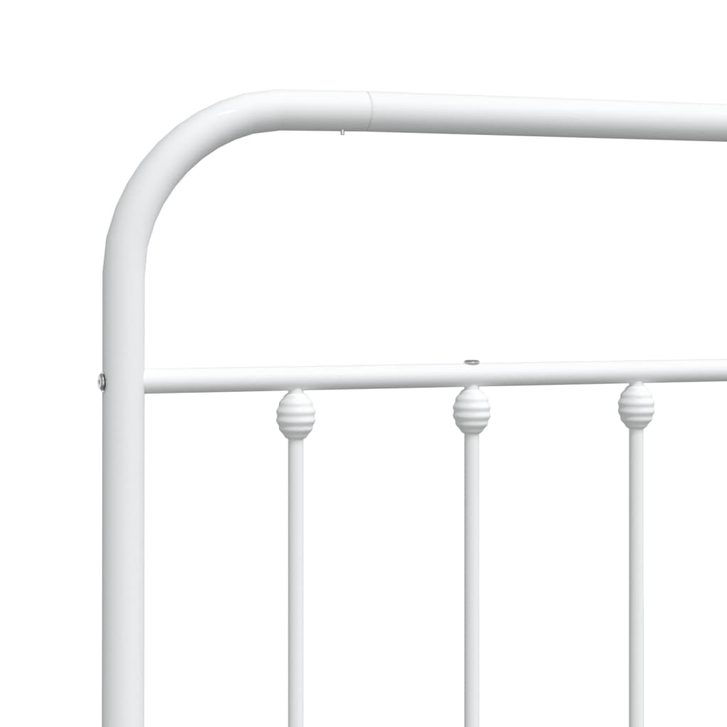 Tête de lit métal blanc 140 cm - XIOS