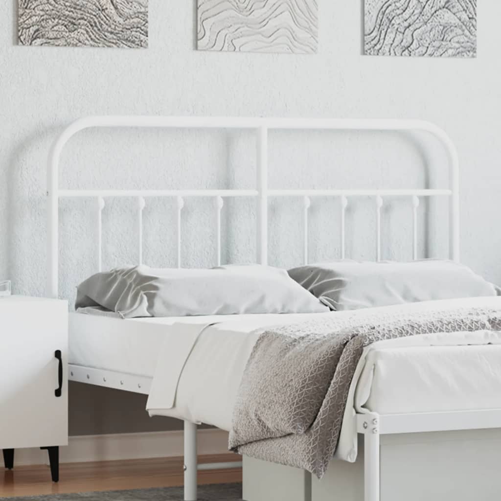 Tête de lit métal blanc 140 cm - XIOS