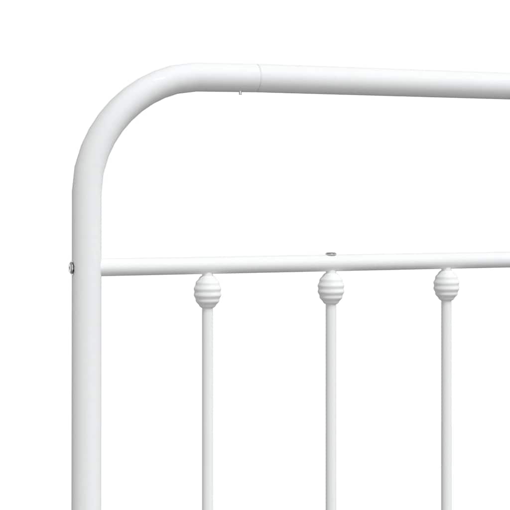 Tête de lit métal blanc 150 cm - XIOS